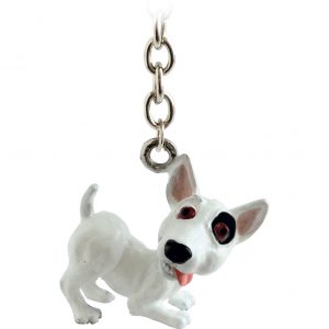 3720 Little Paws English Bull Terrier Key Ring