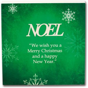 7124 Said With Sentiment Wall Art Noel