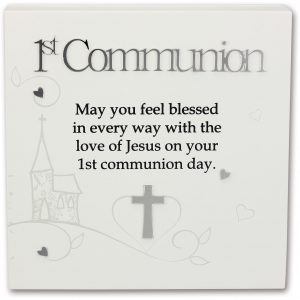 7128 Said With Sentiment Wall Art 1st Communion