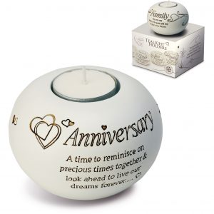 7300 Said With Sentiment Tea Light Holder Anniversary