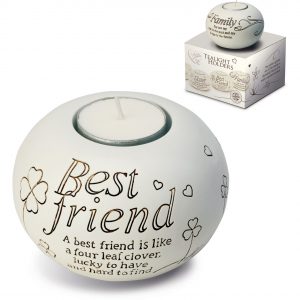 7301 Said With Sentiment Tea Light Holder Best Friend