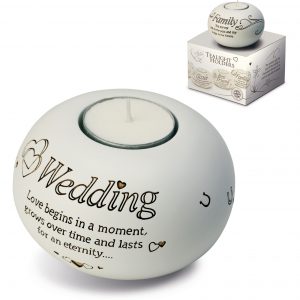 7307 Said With Sentiment Tea Light Holder Wedding