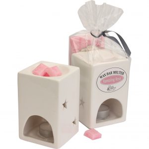 9233 On A Wick And A Prayer Rambling Rose Melter Melter And Wax Bar Set