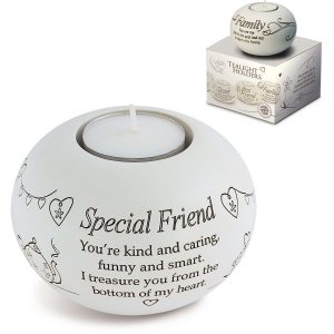 7326 Said With Sentiment Tea Light Holder Special Friend