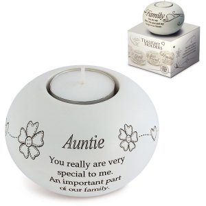 7328 Said With Sentiment Tea Light Holder Auntie