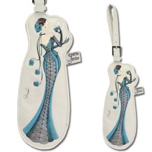 Yvette Jordan Luggage Tag Mademoiselle Blue