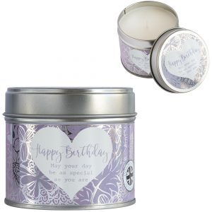 SWS Candle Tin Happy Birthday B2B