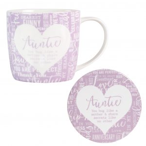 SWS Auntie Mug & Coaster B2B